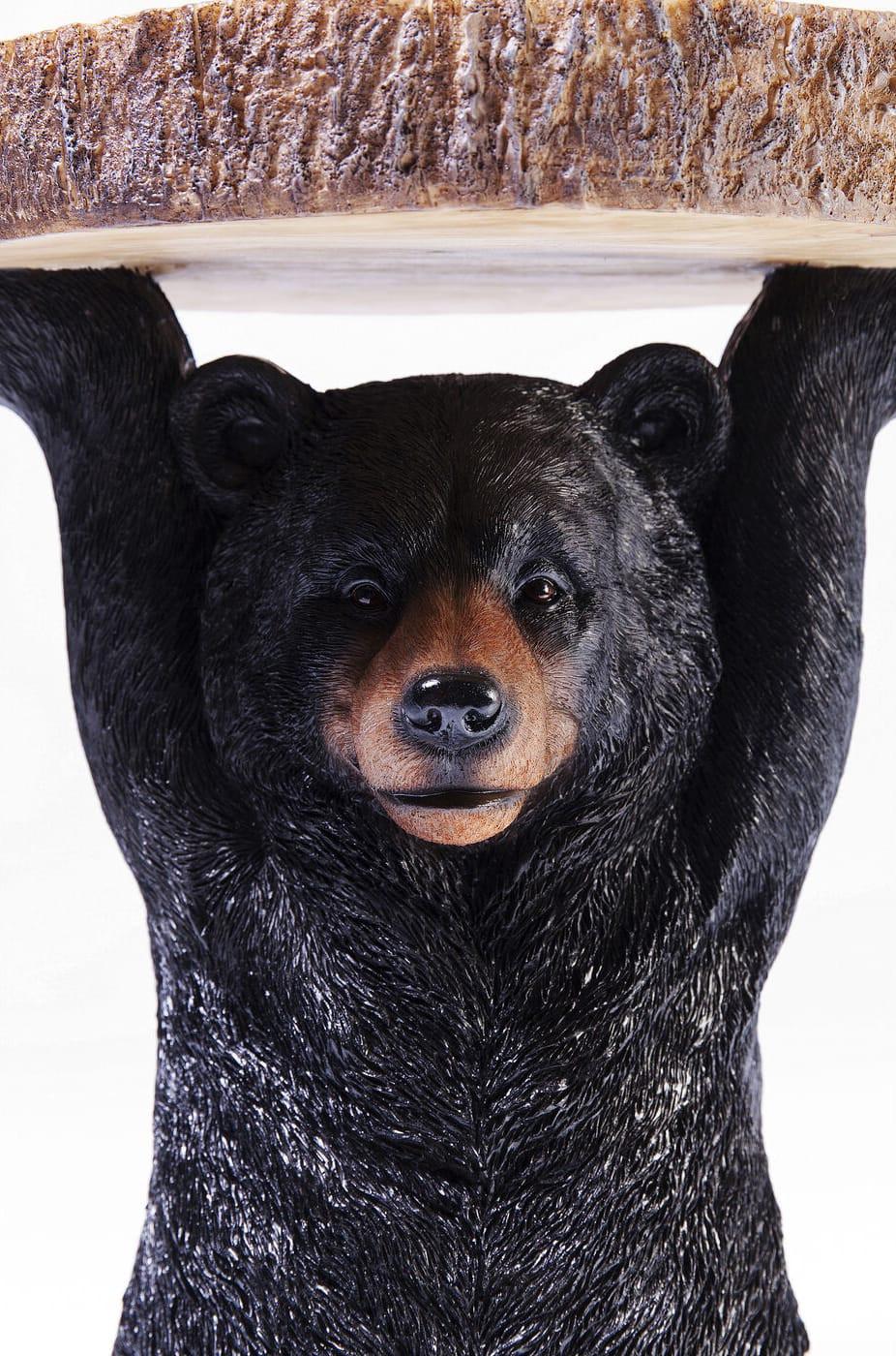 KARE Design Table d'appoint Animal Mini Bear ronde 23  