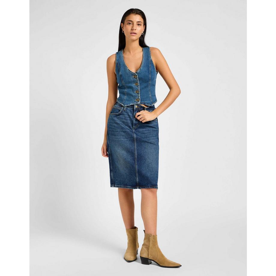 Lee Gonna Midi in Denim  