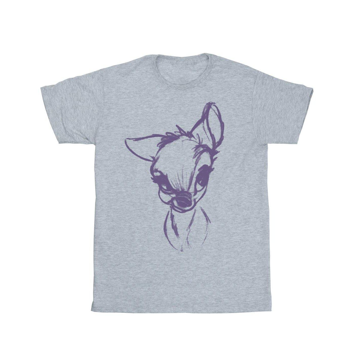 Image of Bambi Mood Tshirt Unisex Grau 140/146