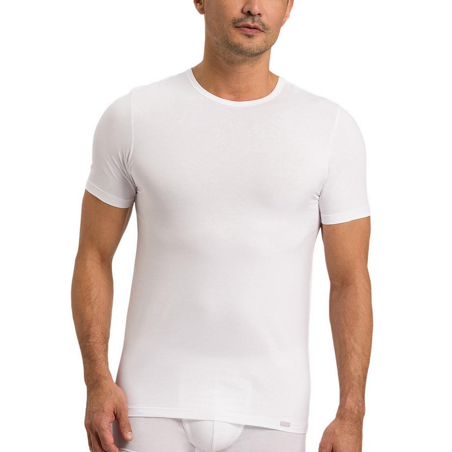 HANRO Cotton Essentials T-shirt Girocollo Confezione da 2  
