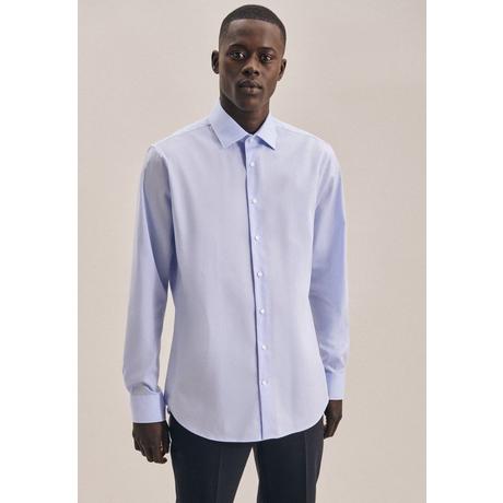 Seidensticker Business Hemd Shaped Fit Langarm Uni  