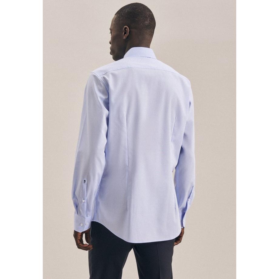 Seidensticker Business Hemd Shaped Fit Langarm Uni  