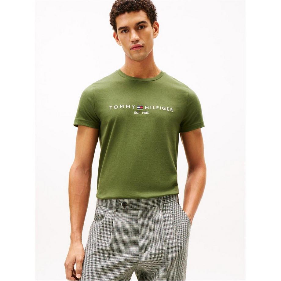 TOMMY HILFIGER  T-ShirtMotiftyle Logo Brodé 