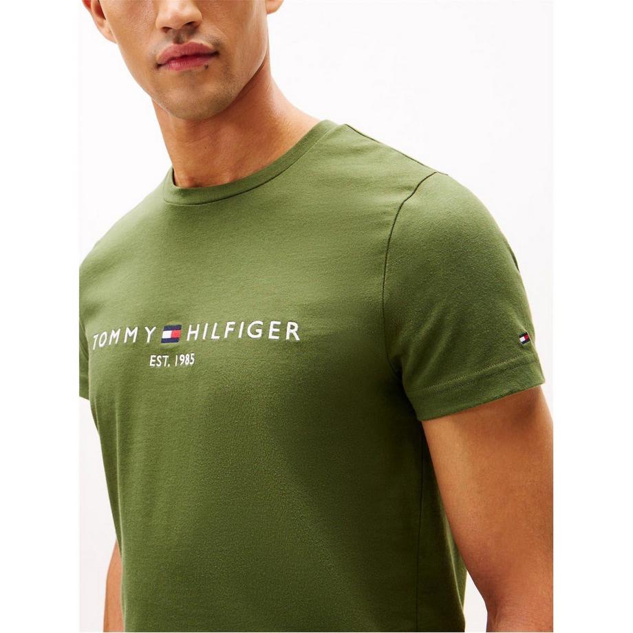 TOMMY HILFIGER  T-ShirtMotiftyle Logo Brodé 