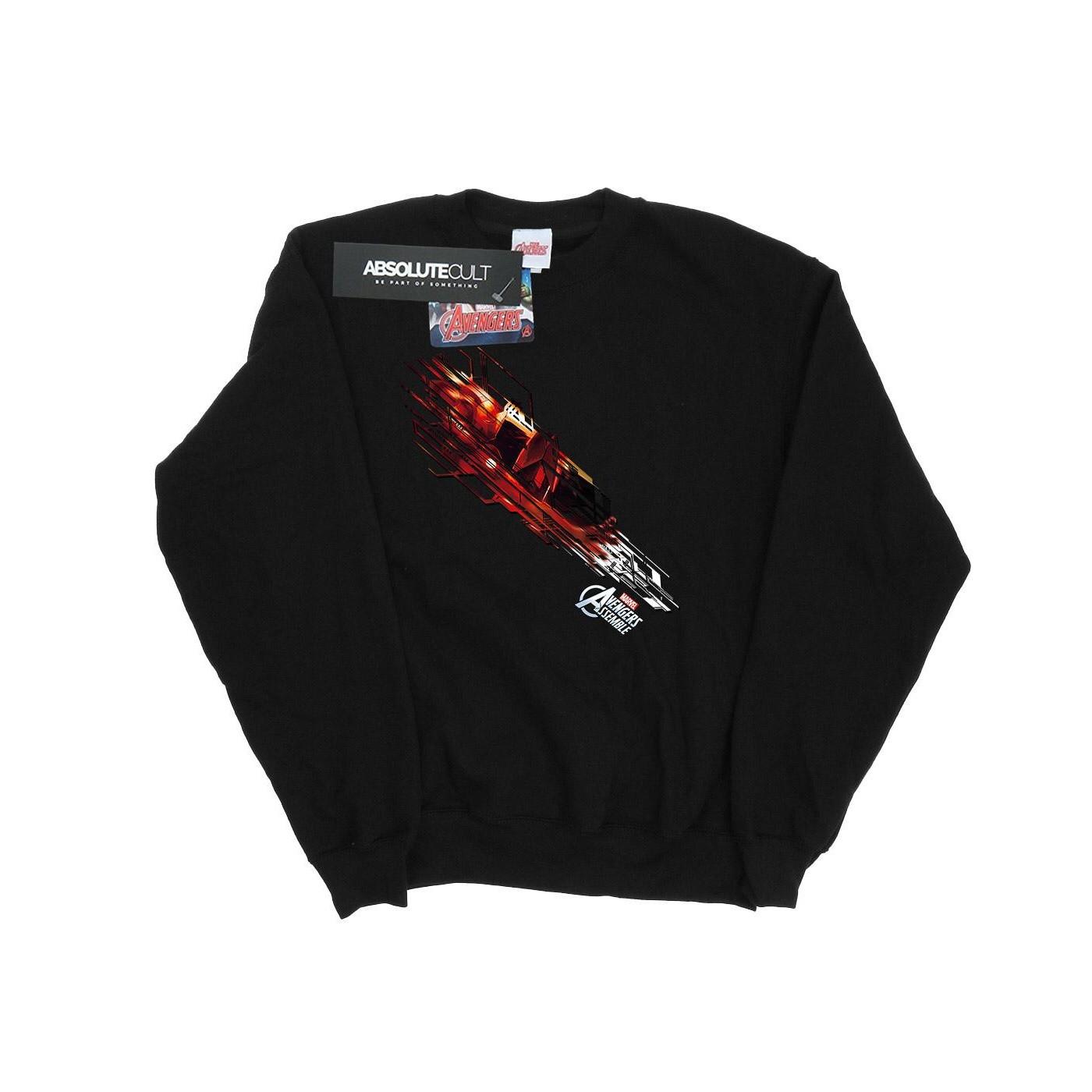 Image of Iron Man Shooting Burst Sweatshirt Mädchen Schwarz 116