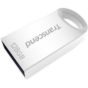 JetFlash® 710S USB-Stick 128 GB Silber  USB 3.2 Gen 1 (USB 3.0)