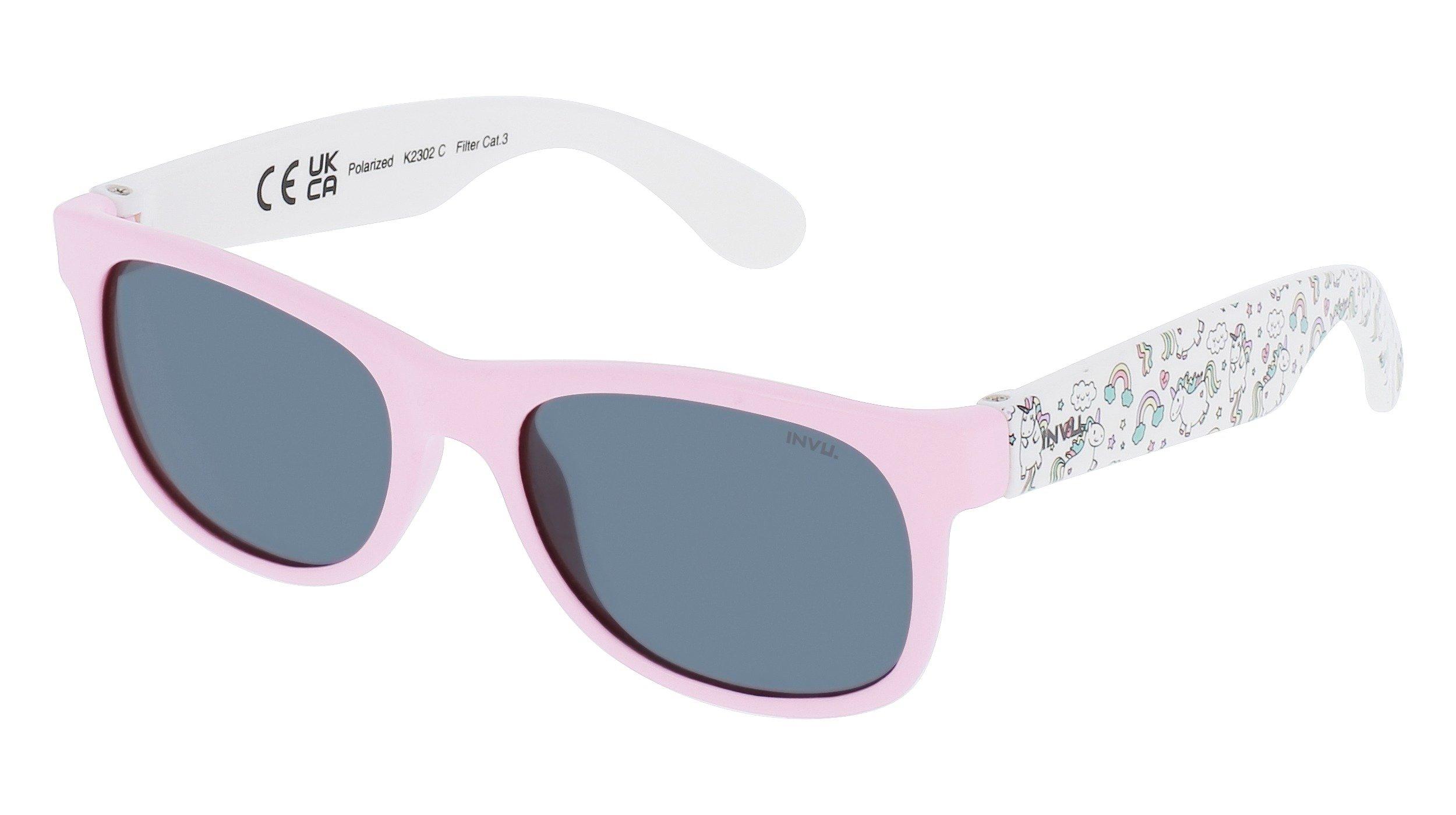 INVU  Lunettes de soleil polarisantes pour enfants avec étui 