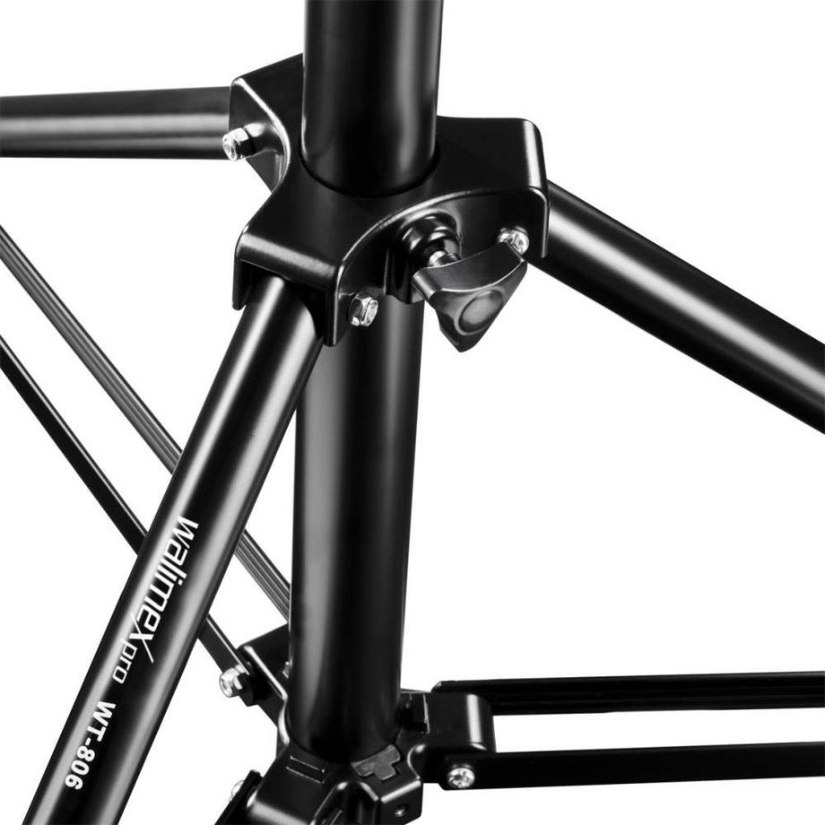 walimex pro  Treppiede per lampada Altezza operativa 98 - 256 cm incl. custodia 