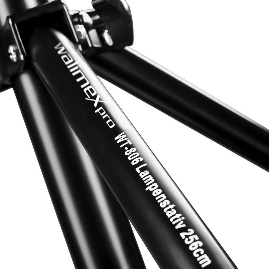 walimex pro  Treppiede per lampada Altezza operativa 98 - 256 cm incl. custodia 