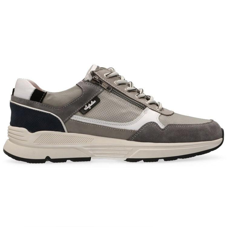 Image of Connery - Leder Sneaker Herren Grau 41