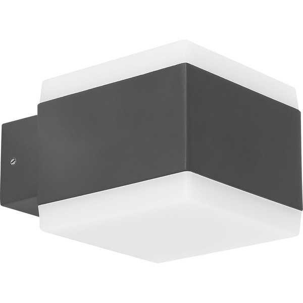 mutoni Lampada da esterno Slice in alluminio antracite 1xRGBW LED  