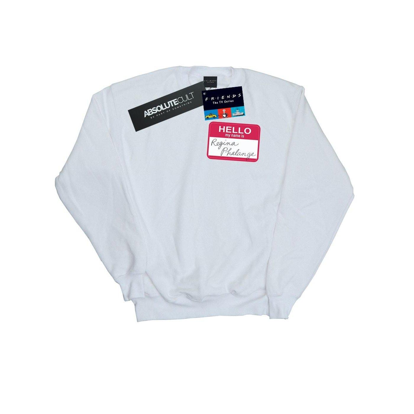 Image of Regina Phalange Name Tag Sweatshirt Jungen Weiss 152-158