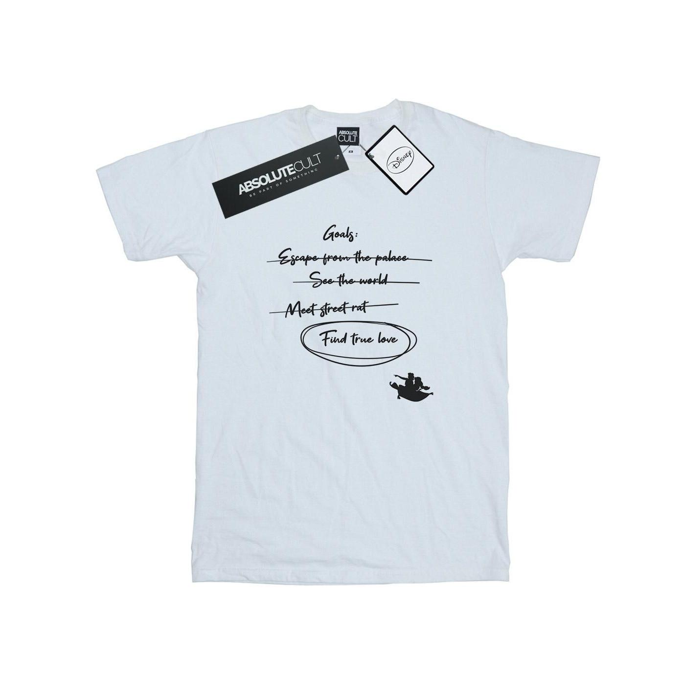 Image of Aladdin Jasmine Goals Tshirt Jungen Weiss 128