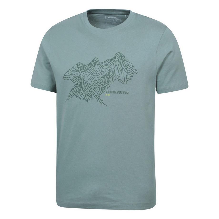 Mountain Warehouse T-Shirt avec Imprimé Montagne  