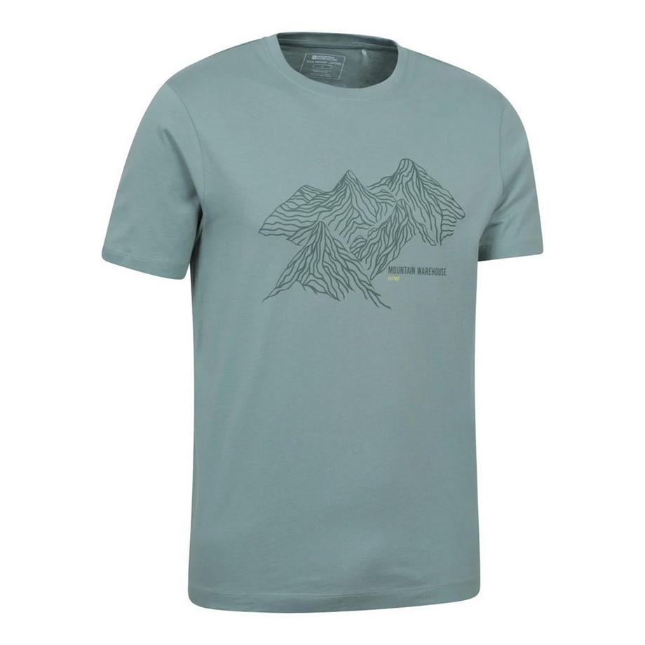 Mountain Warehouse T-Shirt avec Imprimé Montagne  