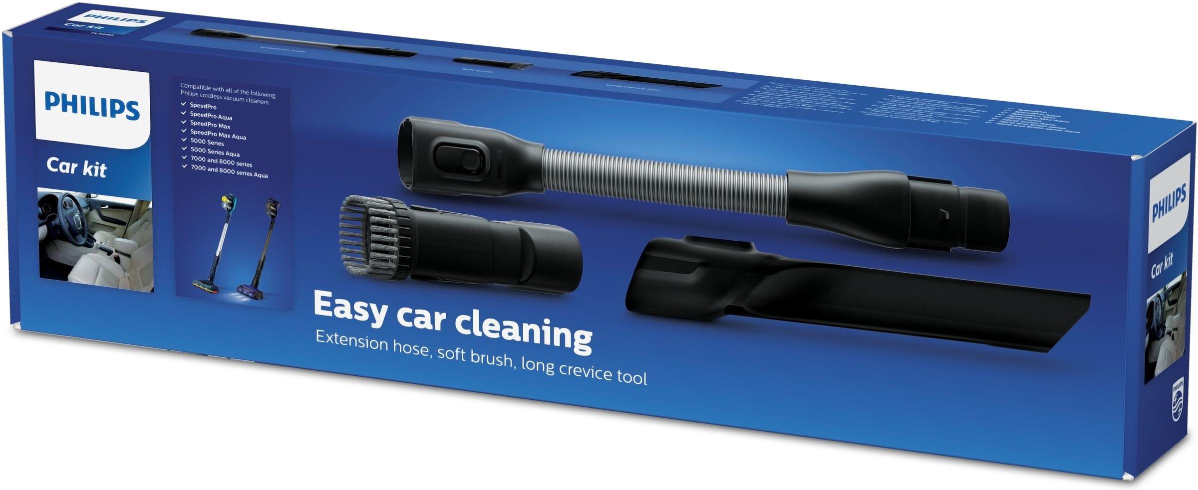 PHILIPS  Philips Accessoire balai rechargeable, kit voiture 