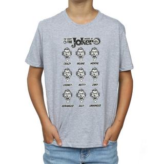 DC COMICS  Tshirt THE MANY MOODS OF THE JOKER 