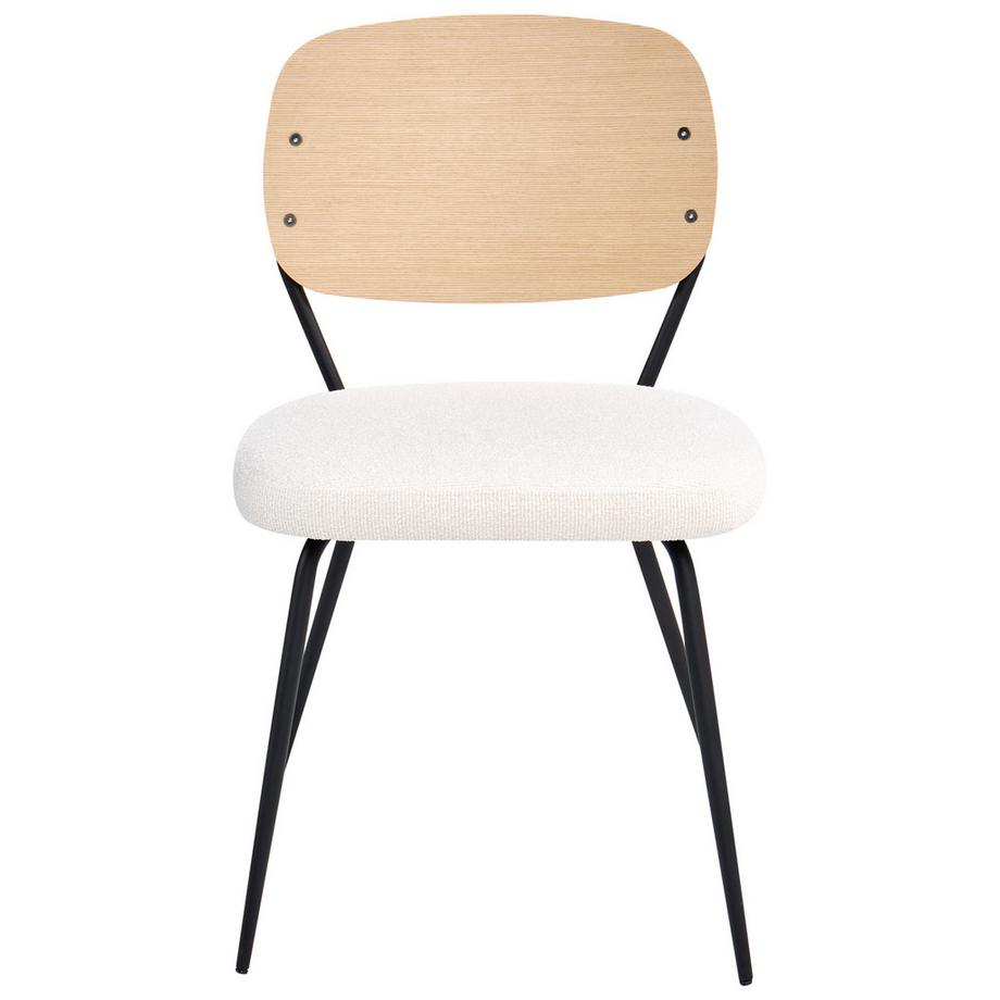 Beliani Set di 2 sedie da pranzo en Bouclé Scandinavo EILEEN  