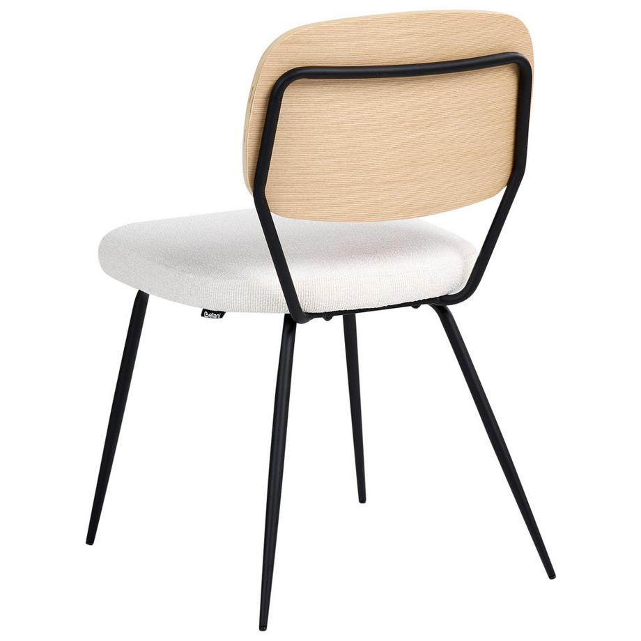 Beliani Set di 2 sedie da pranzo en Bouclé Scandinavo EILEEN  