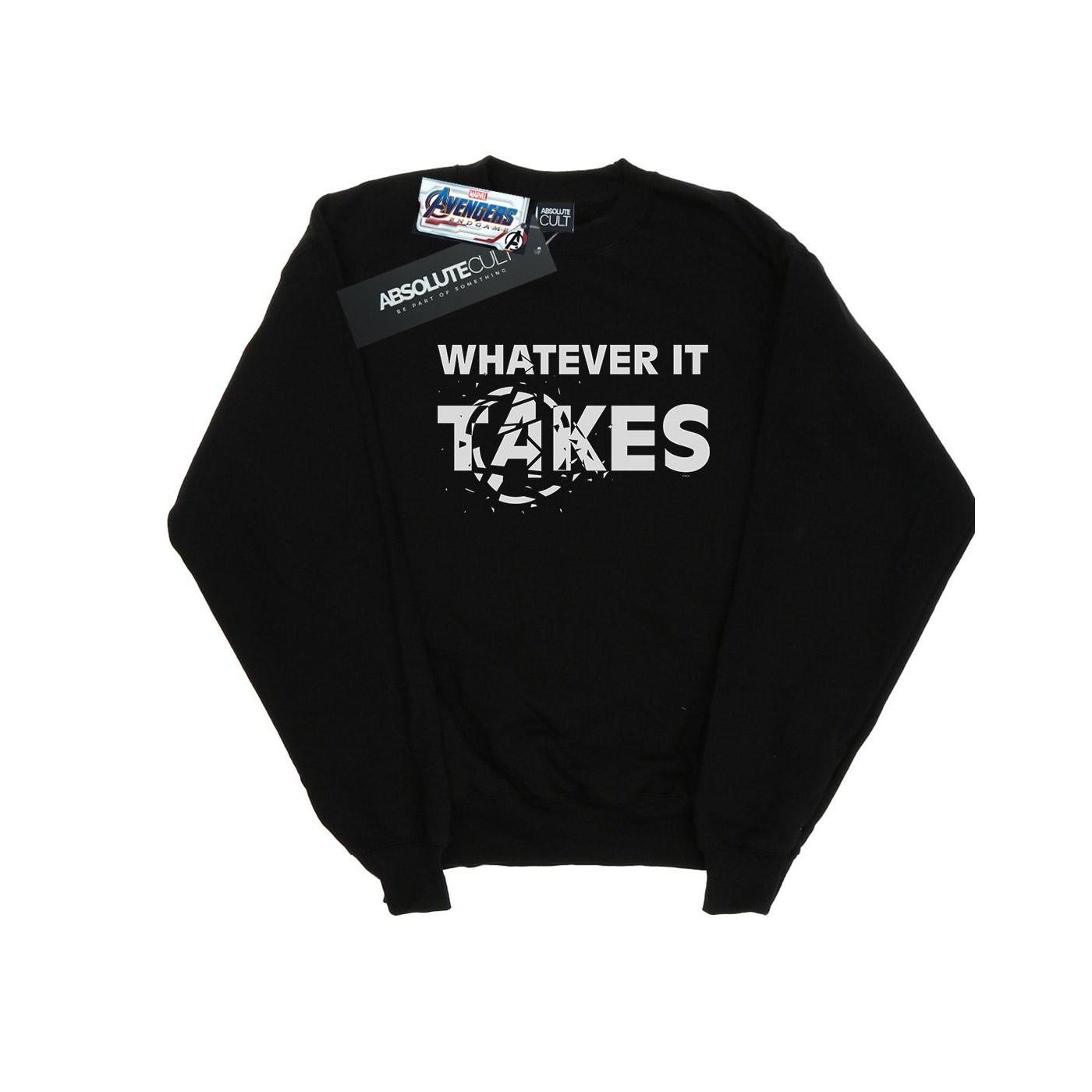 Image of Avengers Endgame Whatever It Takes Sweatshirt Damen Schwarz S