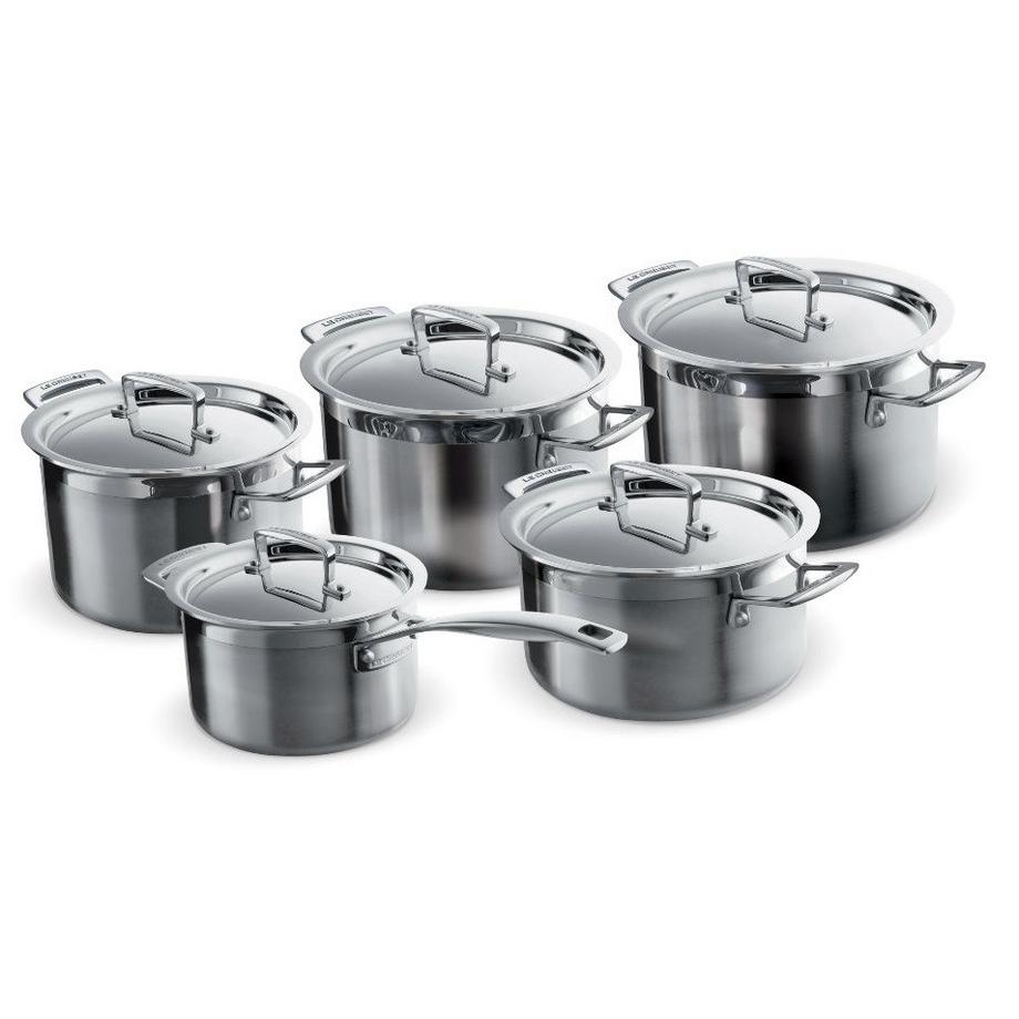 triVita Topf-Set 5-tlg Silber