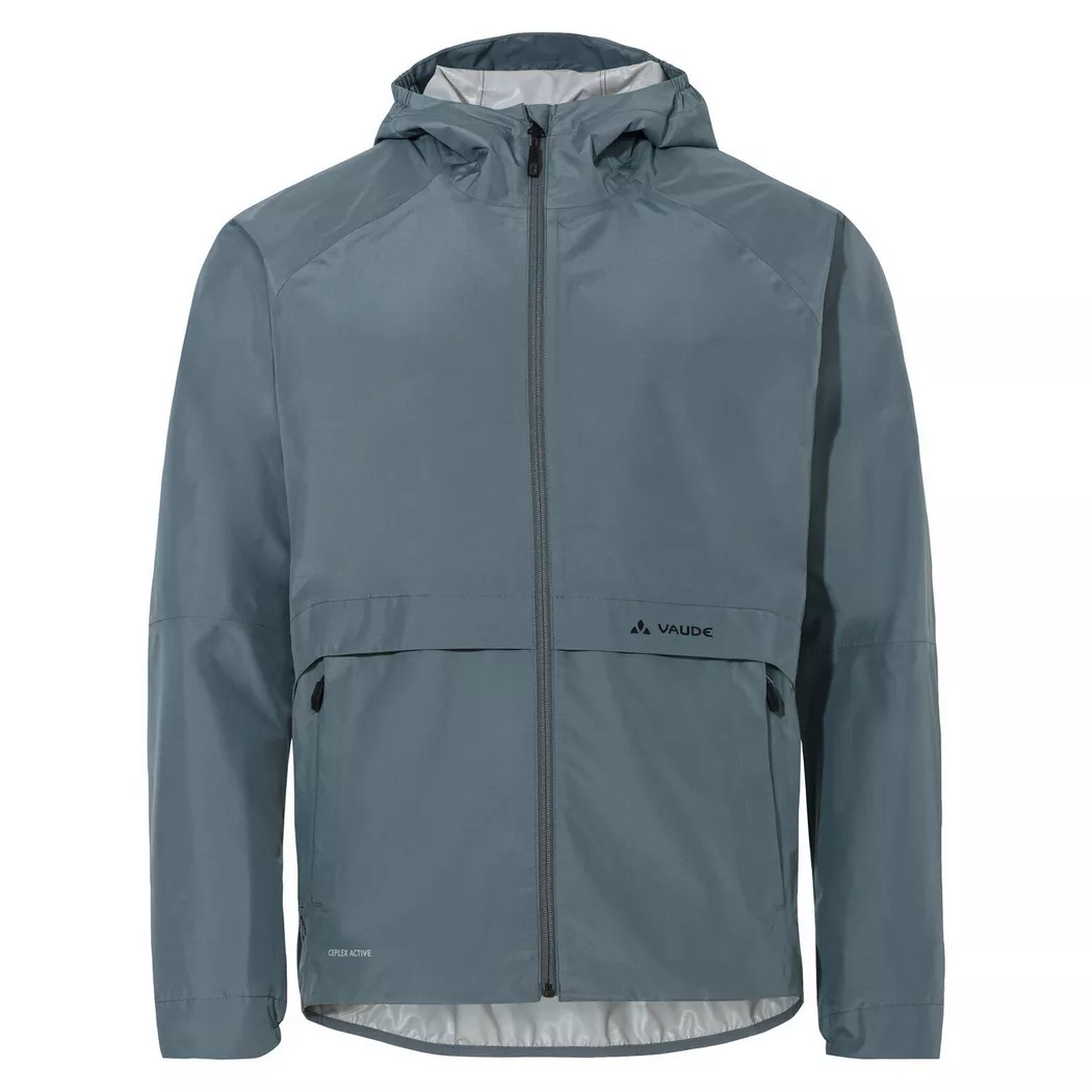 VAUDE - Loamer Rain Jacket, M, Blue Tourterelle