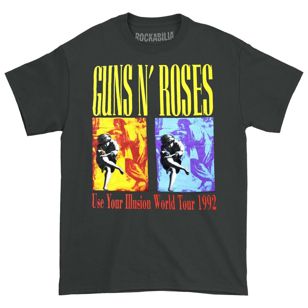 Image of Use Your Illusion World Tour Tshirt Damen Schwarz L