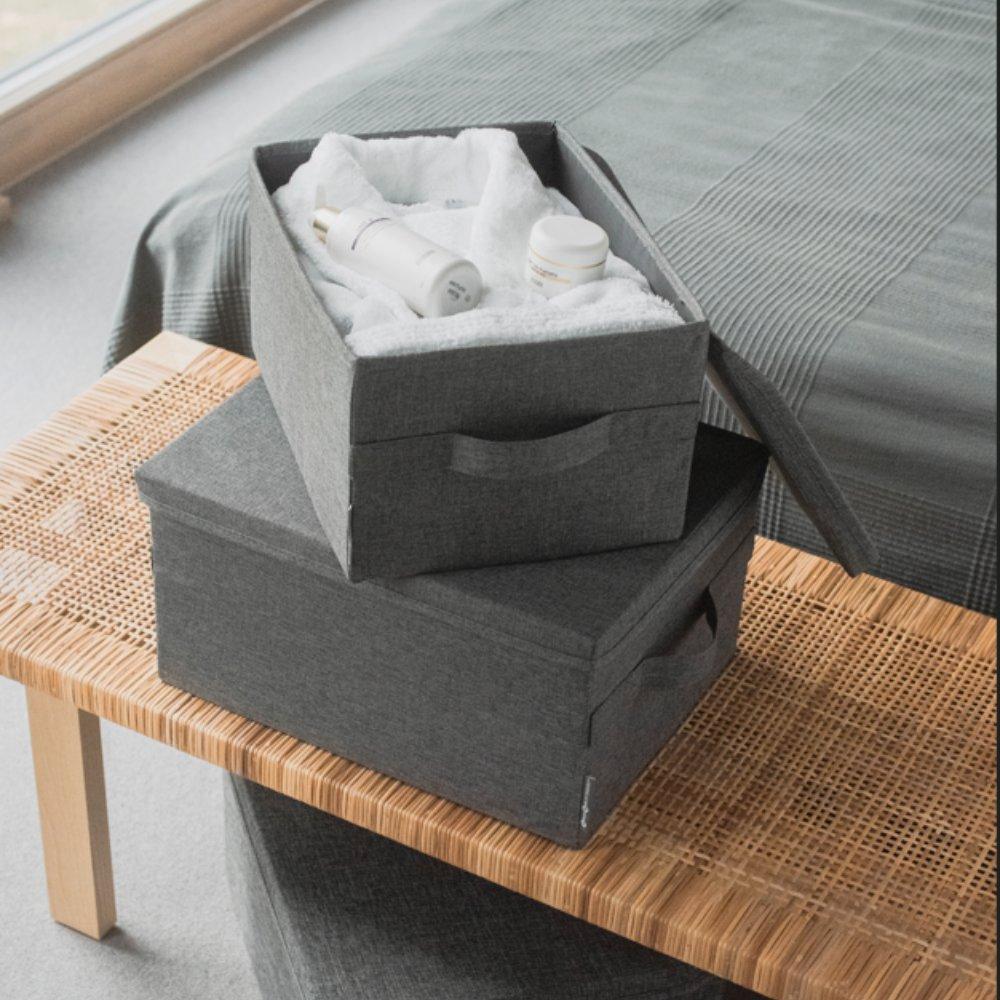 Bigso Box of Sweden Bigso SOFT Boîte de rangement Gris L - 45x34x25cm  