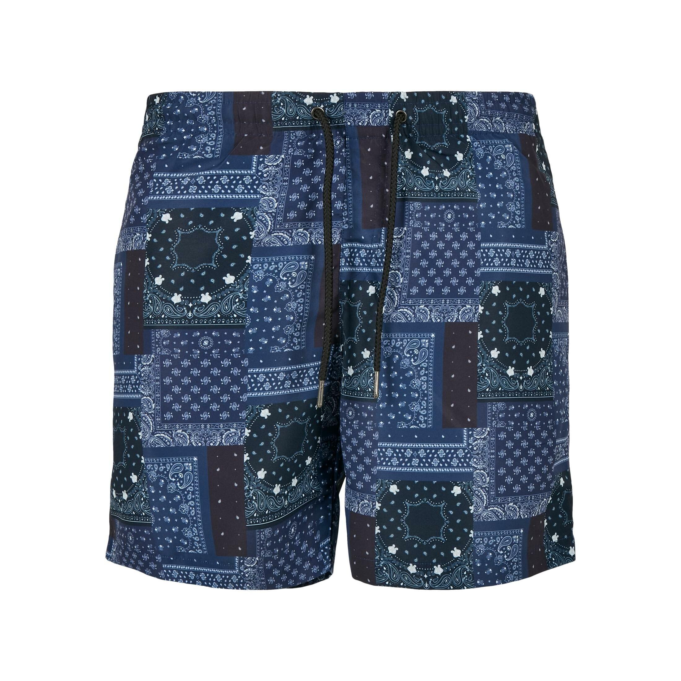 Image of Badeshorts Mit Muster Herren XL
