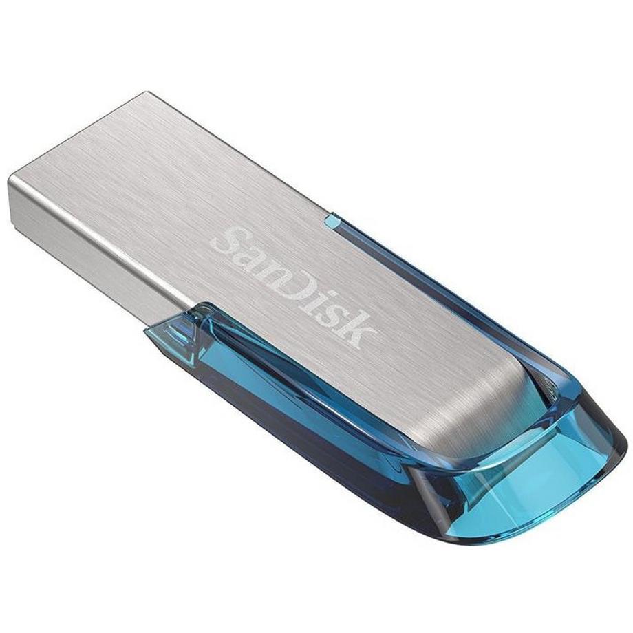 SanDisk  SanDisk Ultra Flair USB-Stick 32 GB USB Typ-A 3.2 Gen 1 (3.1 Gen 1) Blau, Silber 