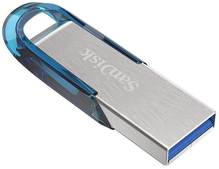 SanDisk  SanDisk Ultra Flair USB-Stick 32 GB USB Typ-A 3.2 Gen 1 (3.1 Gen 1) Blau, Silber 