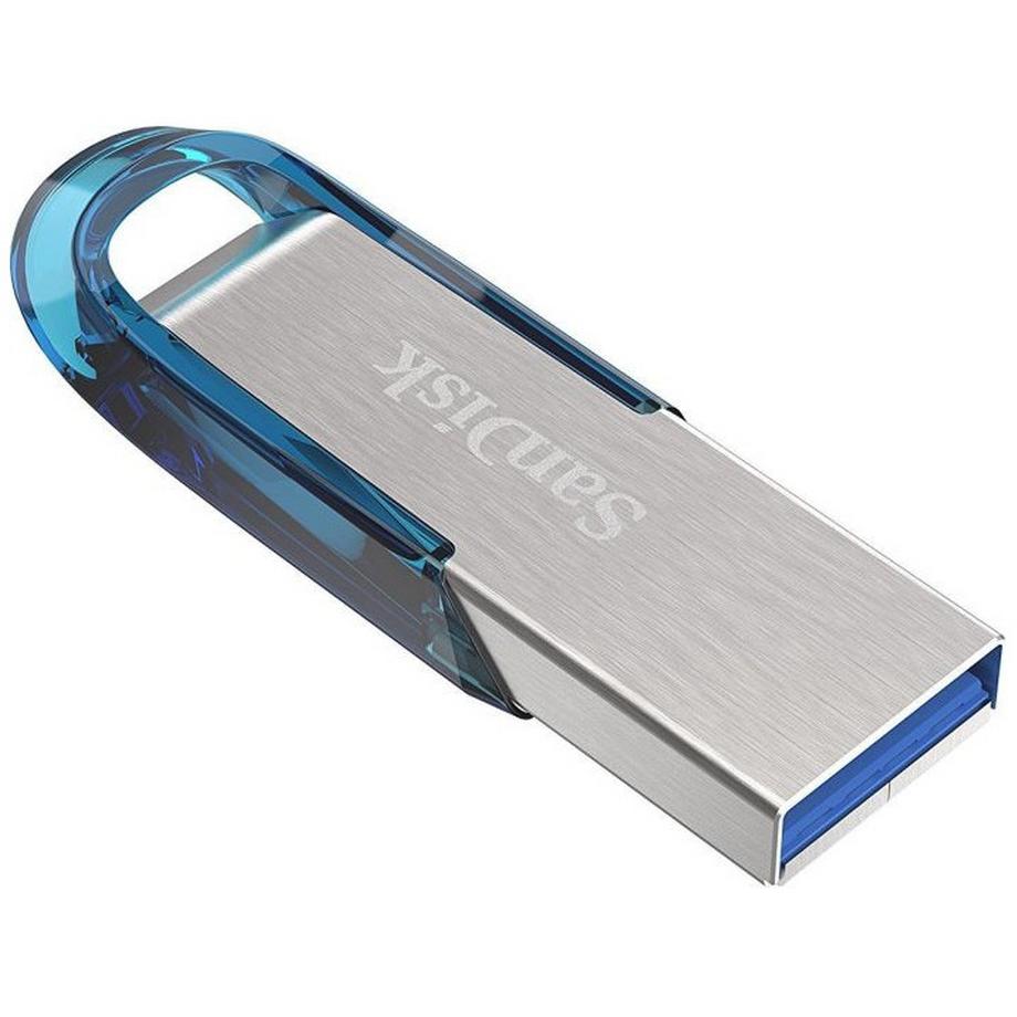 SanDisk  SanDisk Ultra Flair USB-Stick 32 GB USB Typ-A 3.2 Gen 1 (3.1 Gen 1) Blau, Silber 