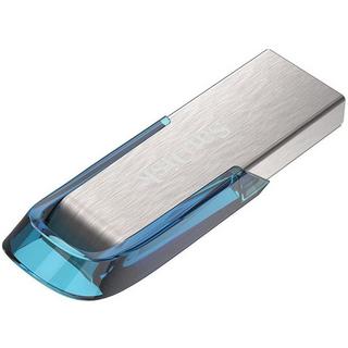 SanDisk  SanDisk Ultra Flair USB-Stick 32 GB USB Typ-A 3.2 Gen 1 (3.1 Gen 1) Blau, Silber 