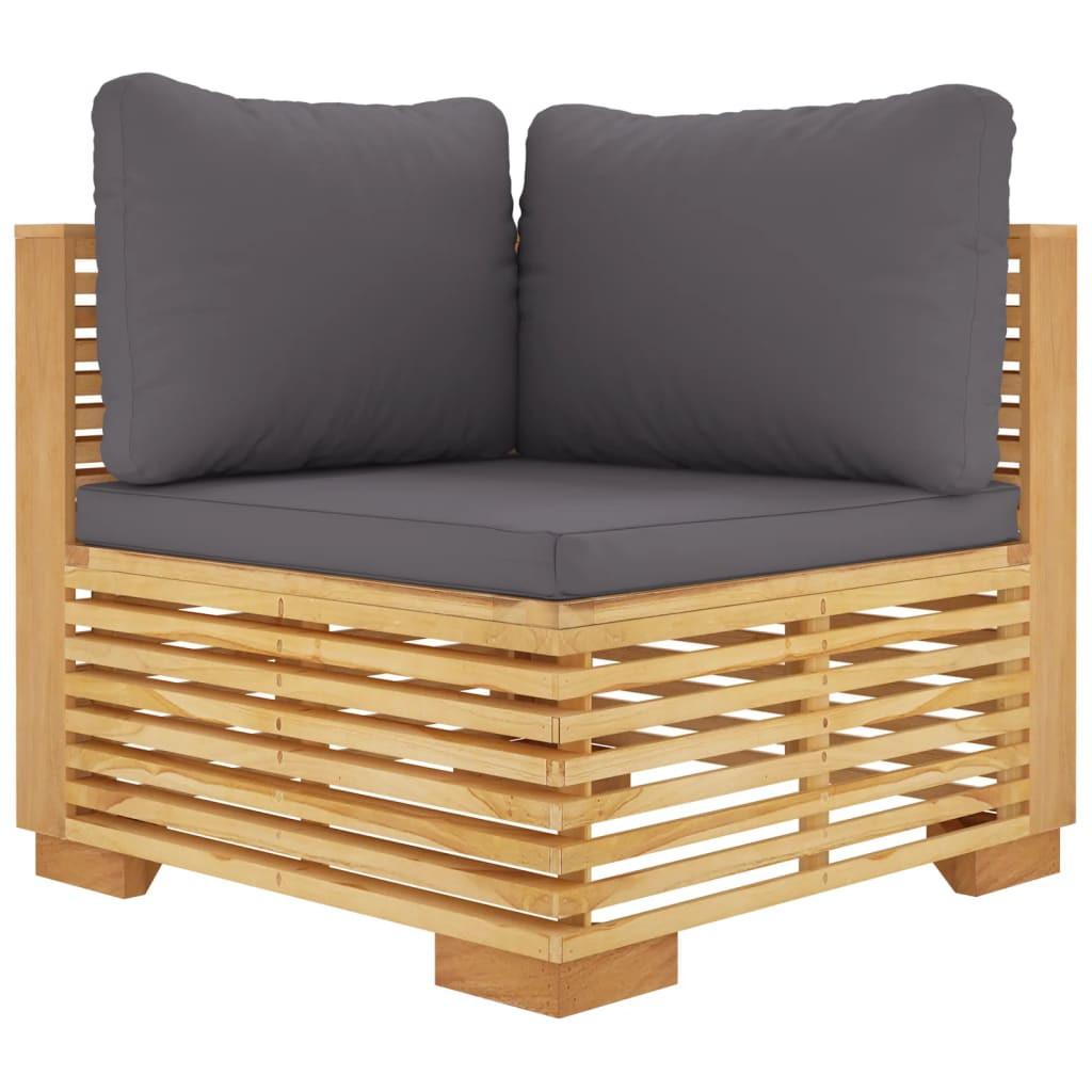 VidaXL set divani da giardino Teak riciclato  