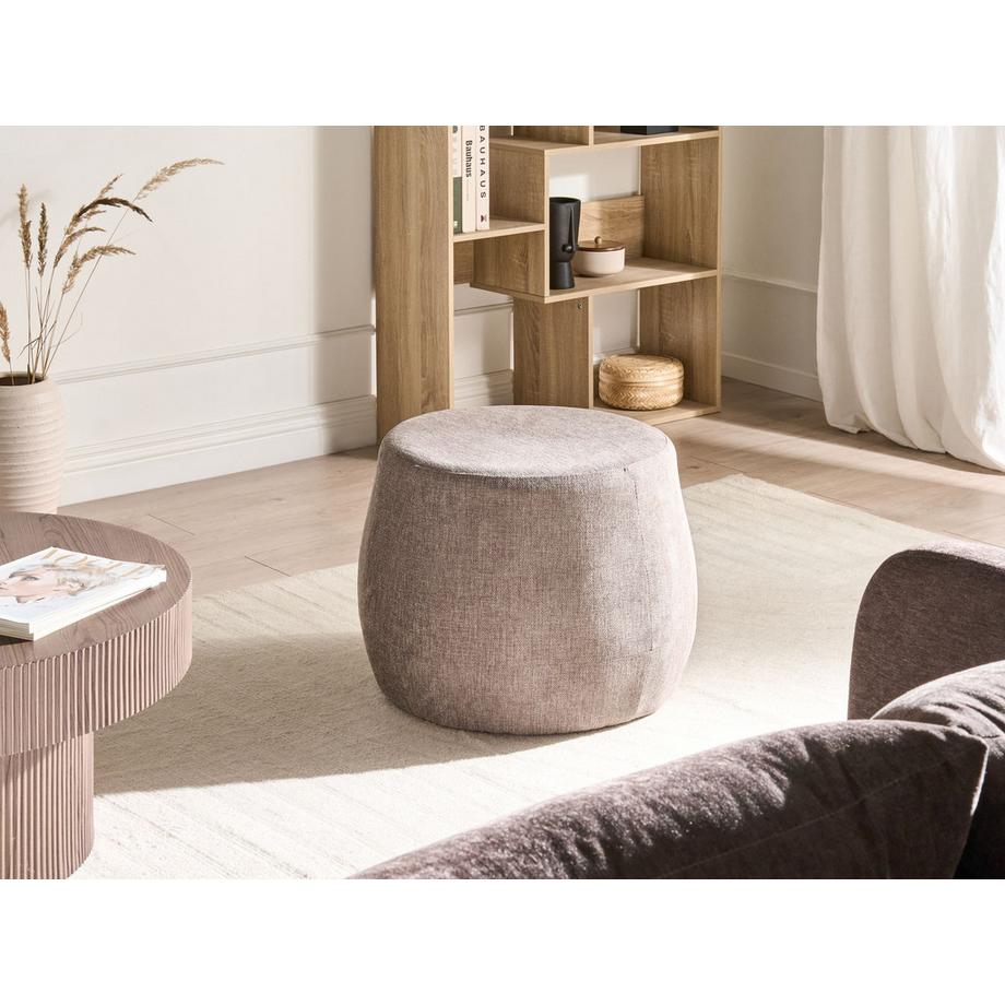 Beliani Pouf aus Stoff Modern ASHTON  