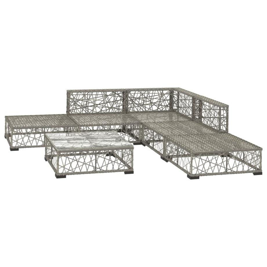 VidaXL Garten-lounge-set poly-rattan  