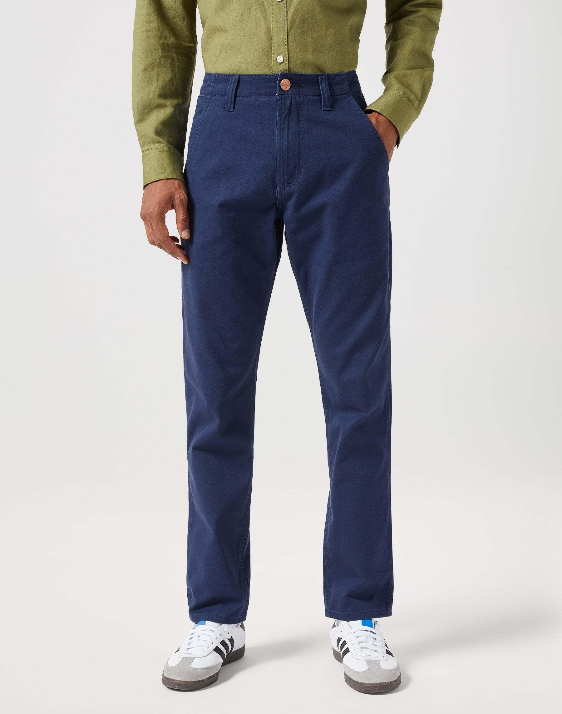 Image of Chinos Casey Jones Chino Herren Blau L34/W32