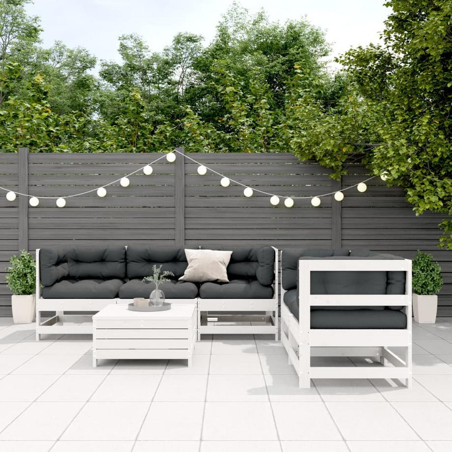 VidaXL set salotto da giardino Legno  