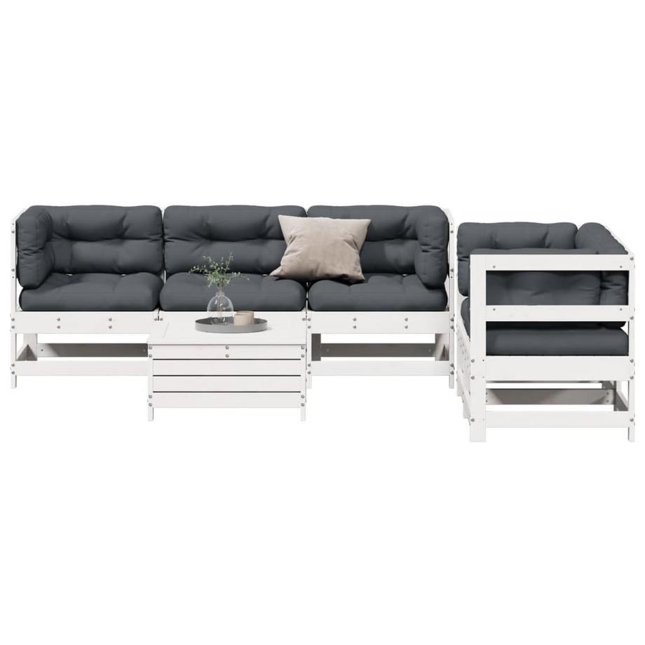 VidaXL set salotto da giardino Legno  