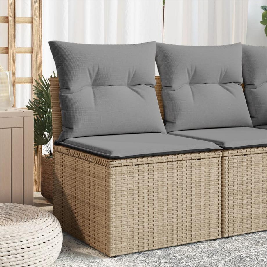 VidaXL divano da giardino Polirattan  