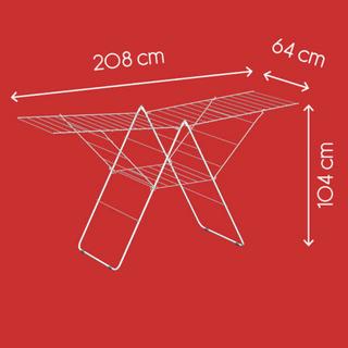 metaltex Wäscheständer stahl  