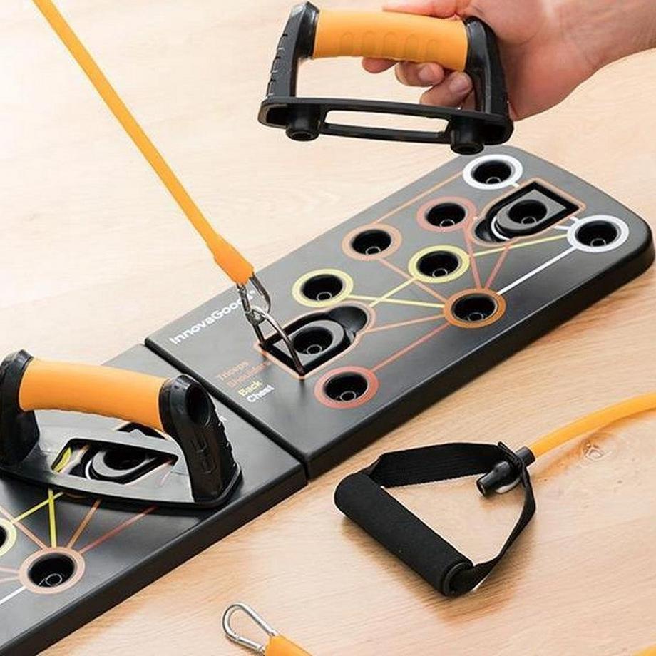 InnovaGoods  Planche d'entraînement avec bandes d'exercice 