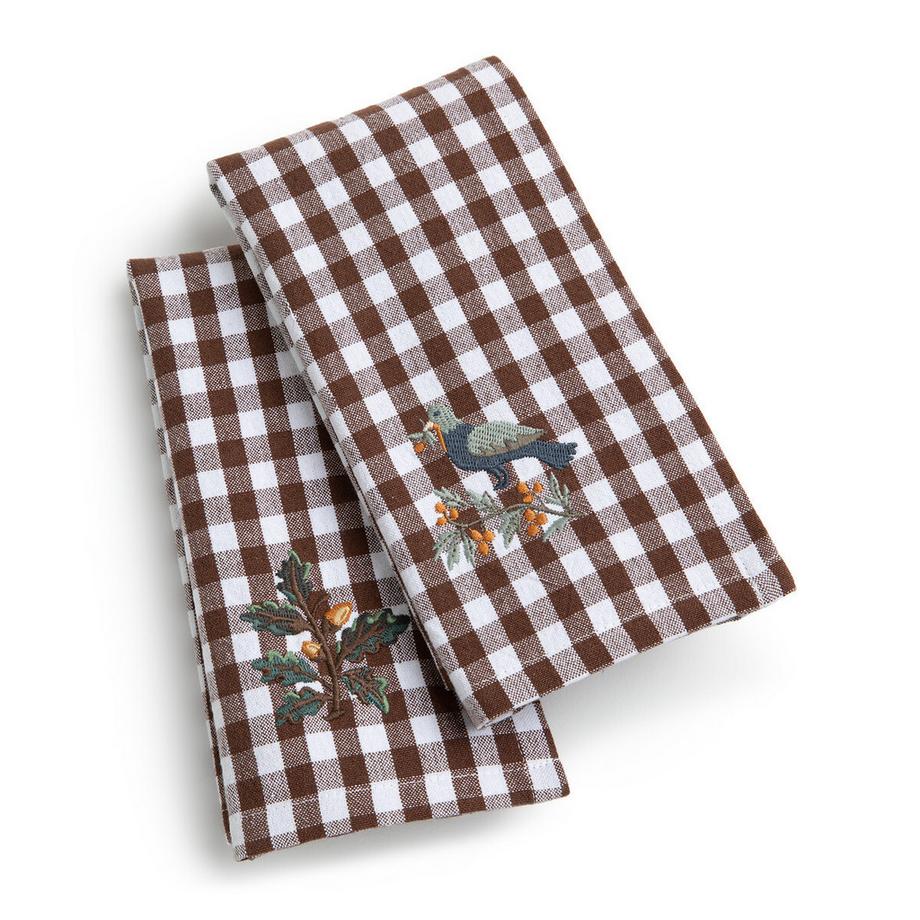 2er-Pack bestickte Servietten Bethany