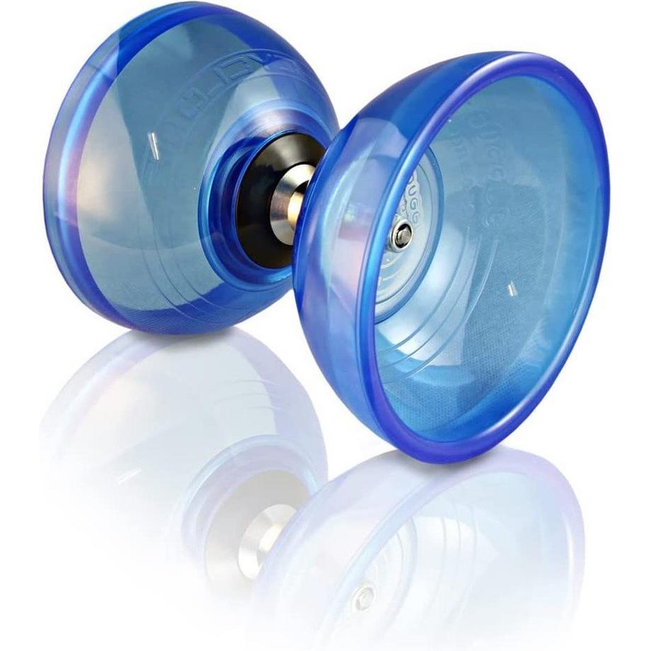 Acrobat  Acrobat - Set diabolo cristal bleu + baguettes aluminium 