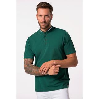 JP1880  Maglia di piqué in tradizionale stile Tracht con mezze maniche e colletto, fino alla tg. 8XL 