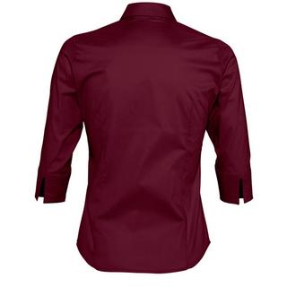 SOLS  Effect Bluse Arbeitsbluse, 34Ärmel 