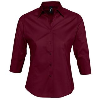 SOLS  Effect Bluse Arbeitsbluse, 34Ärmel 