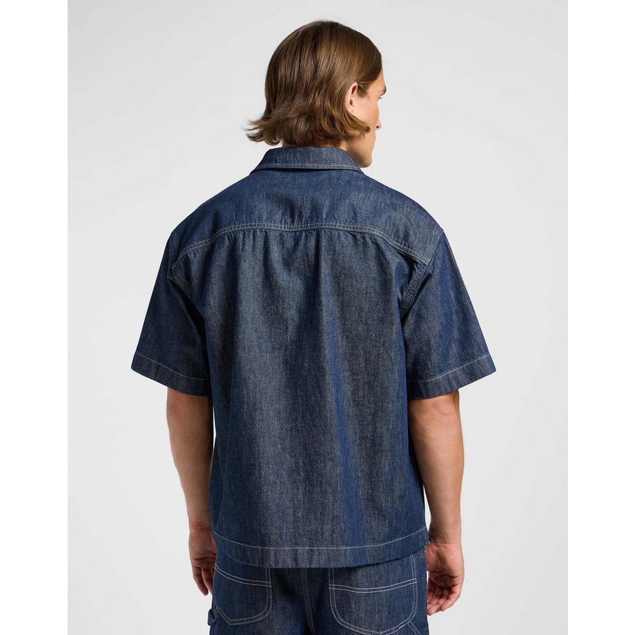 Lee Camicia in denim a maniche corte Workwear  