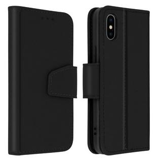 Avizar  Étui iPhone XS Max Cuir Premium Noir 