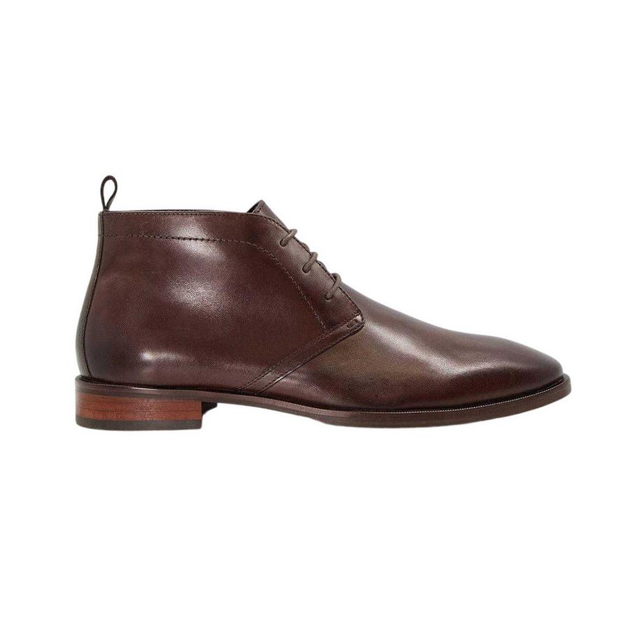 Dune London Bottines Chukka Mervin Cuir Talon Bas  